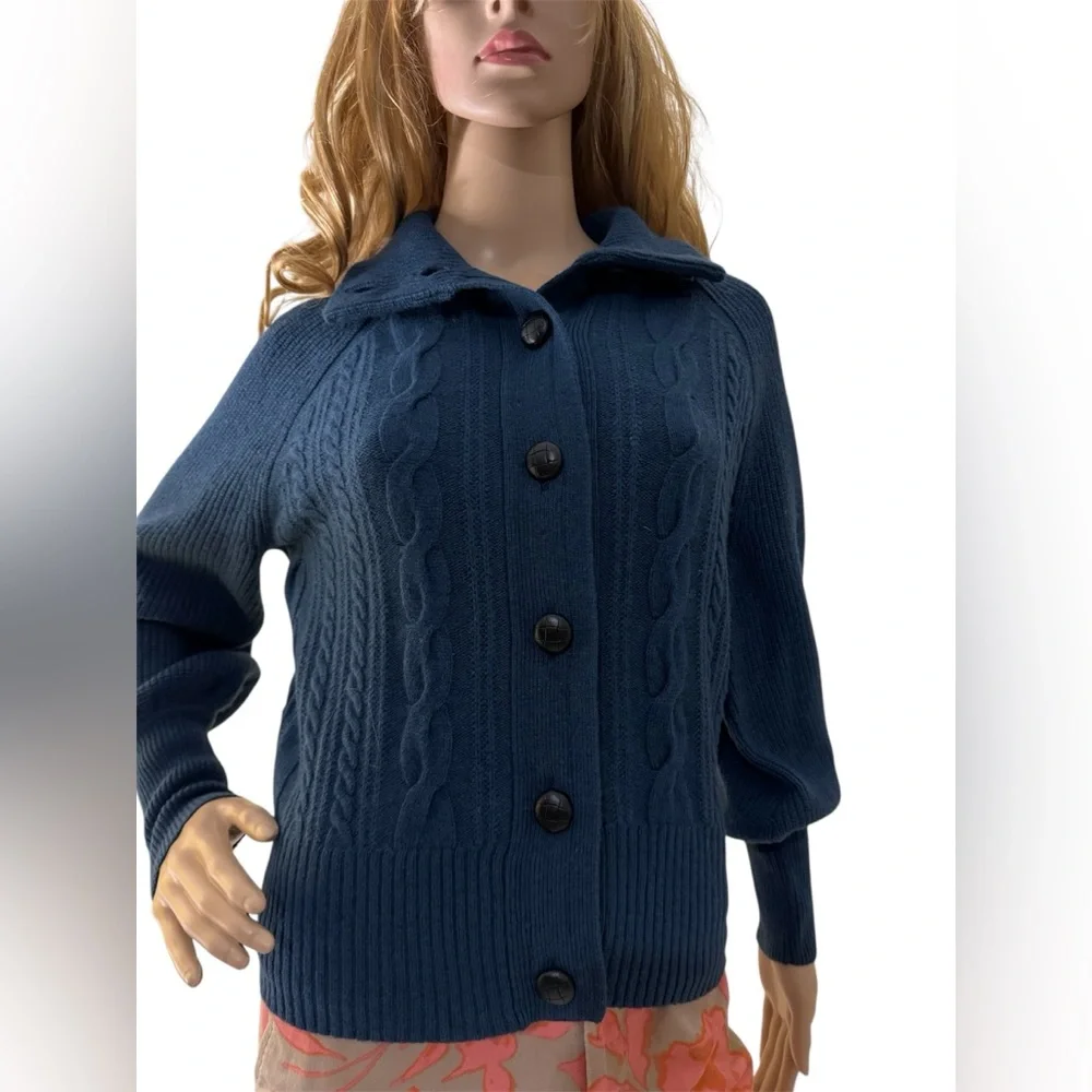 J. Crew Cable Knit  Sweater - Picture 2 of 10